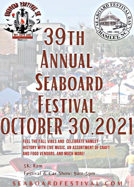 Tomorrow The Seaboard Festival!